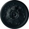 Ekena Millwork Legacy Acanthus Ceiling Medallion (Fits Canopies up to 3 1/2"), 12 3/4"OD x 7/8"P, Night Shade CM12LENSF - alternate 1